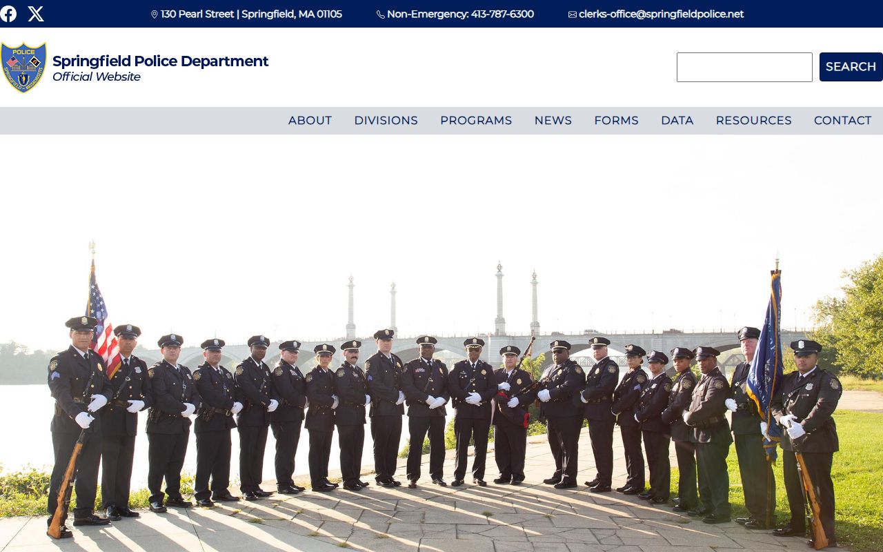 Springfield Police Department website for Springfield criminal court records
